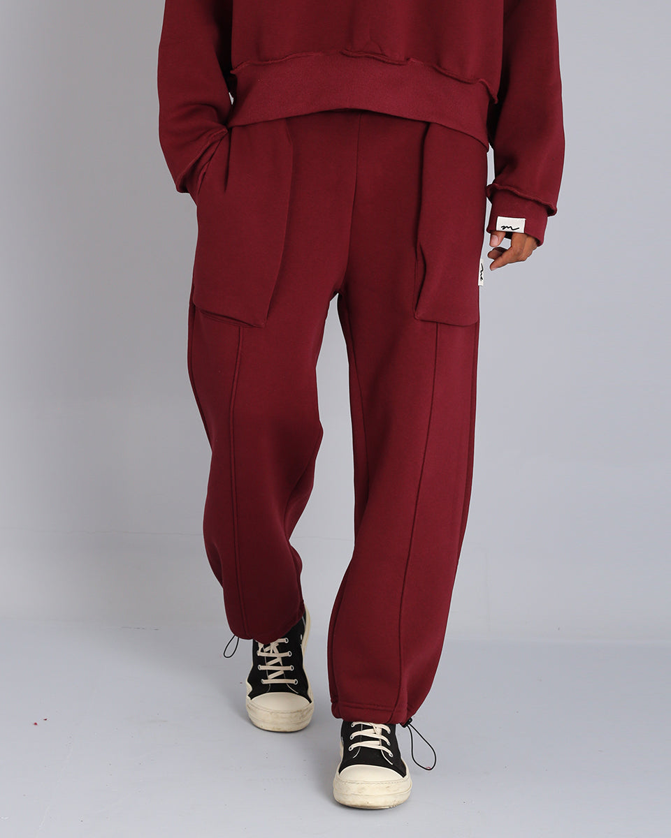 Tracksuit trousers with tights 