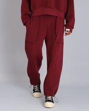 Tracksuit trousers with tights 