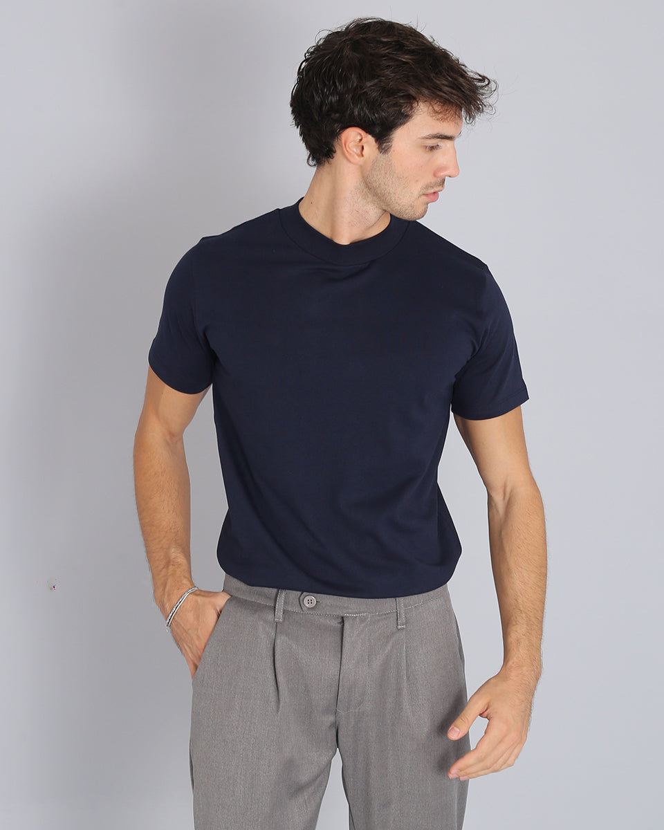 T-shirt Basic mezzocollo