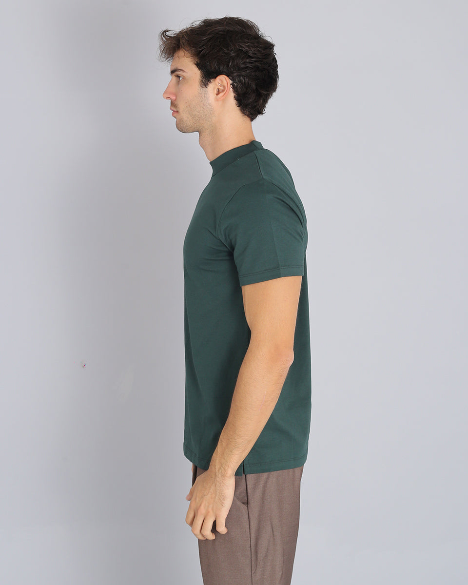 T-shirt Basic mezzocollo