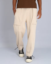 Pantalone in tuta con stringenti