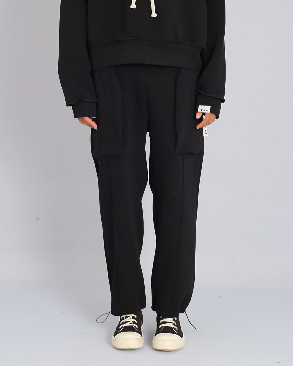 Tracksuit trousers with tights 