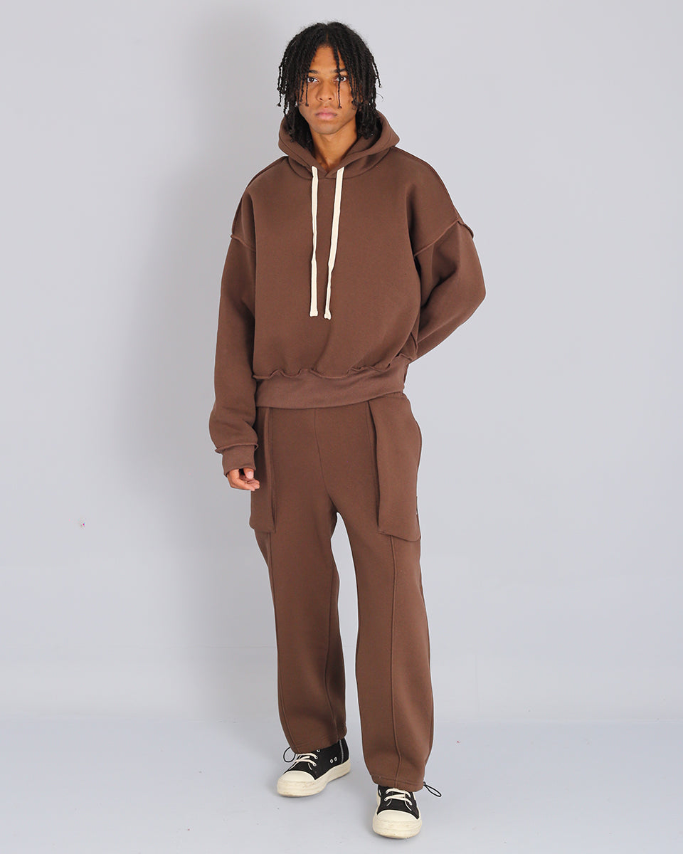 Tracksuit trousers with tights 