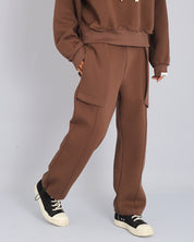 Tracksuit trousers with tights 