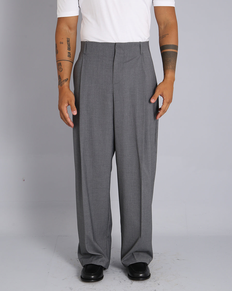 Pantalone Relaxed Fit Vita Alta