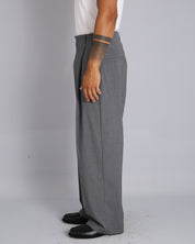 Pantalone Relaxed Fit Vita Alta