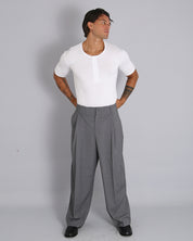 Pantalone Relaxed Fit Vita Alta